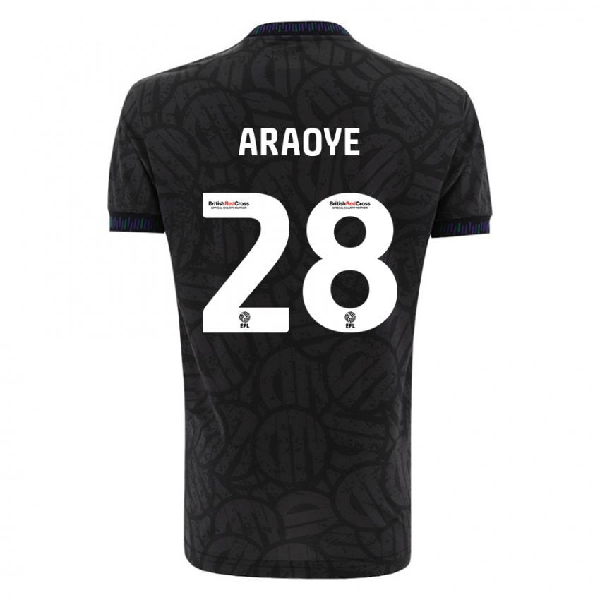 Niño Camiseta Raphael Araoye #28 Negro 2ª Equipación 2023/24 La Camisa México