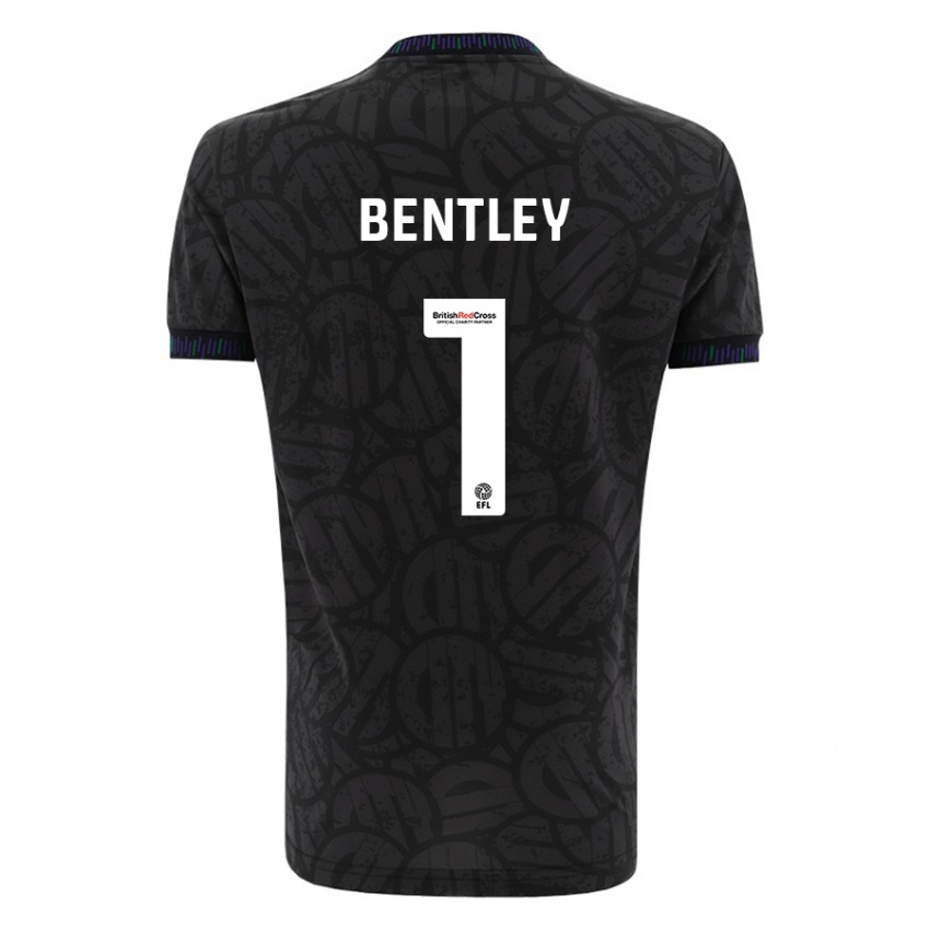 Niño Camiseta Fran Bentley #1 Negro 2ª Equipación 2023/24 La Camisa México