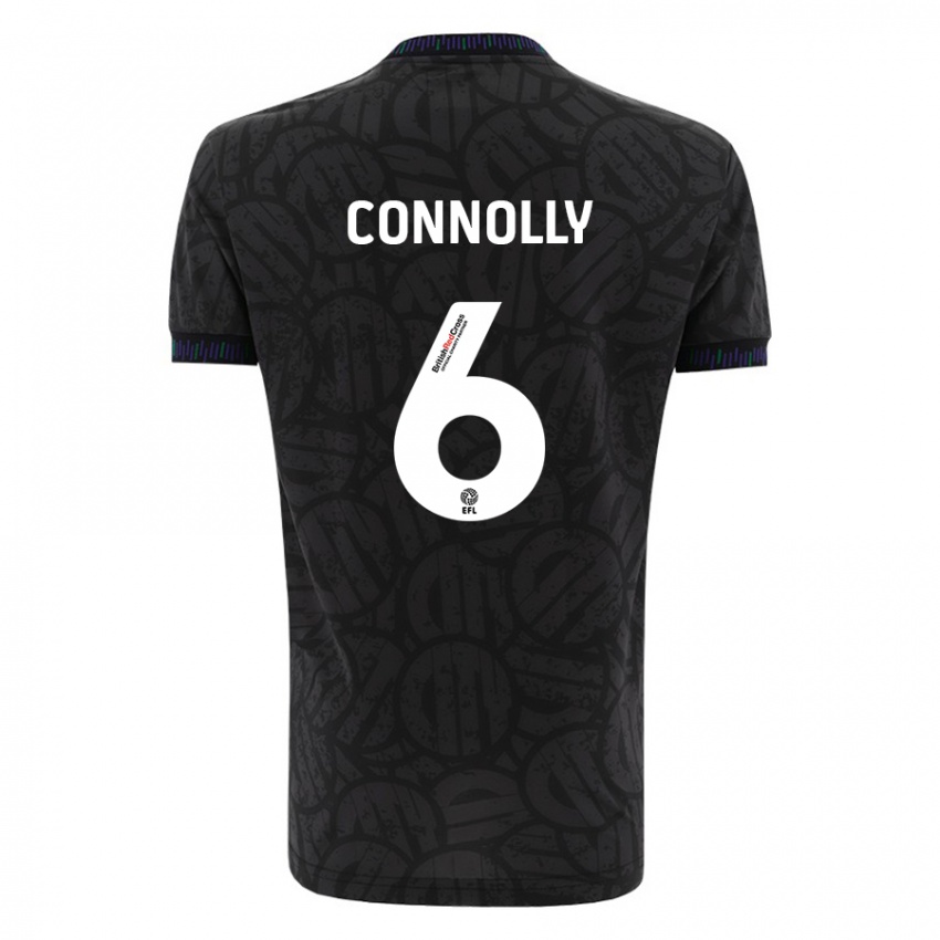 Niño Camiseta Megan Connolly #6 Negro 2ª Equipación 2023/24 La Camisa México