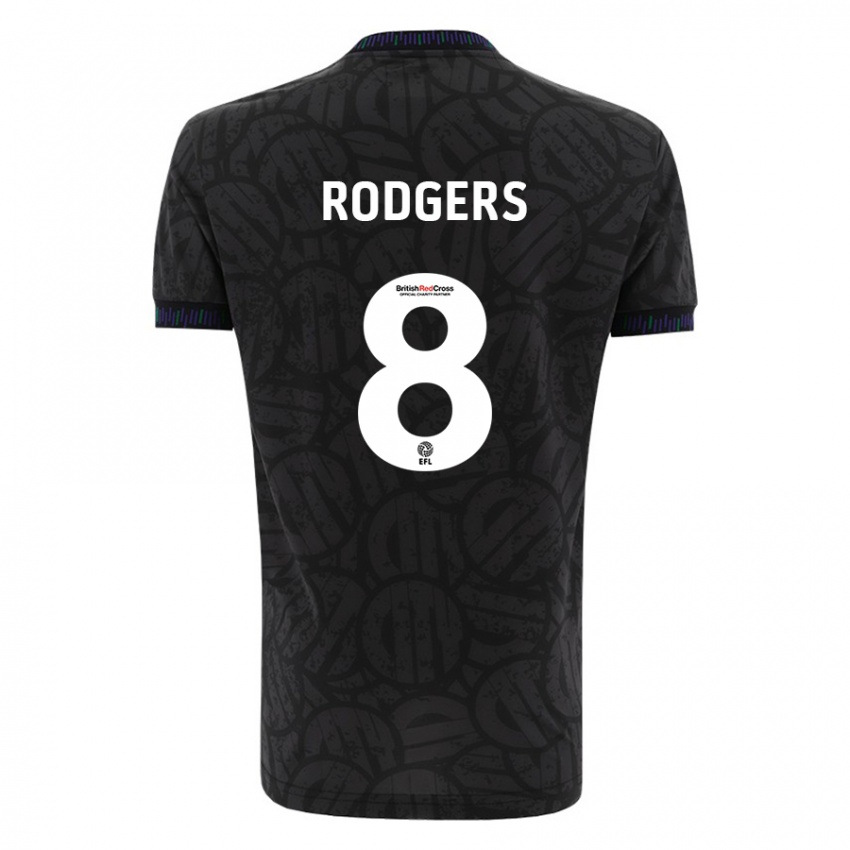 Niño Camiseta Amy Rodgers #8 Negro 2ª Equipación 2023/24 La Camisa México