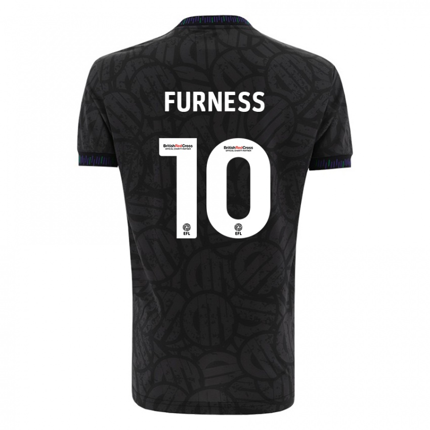 Niño Camiseta Rachel Furness #10 Negro 2ª Equipación 2023/24 La Camisa México