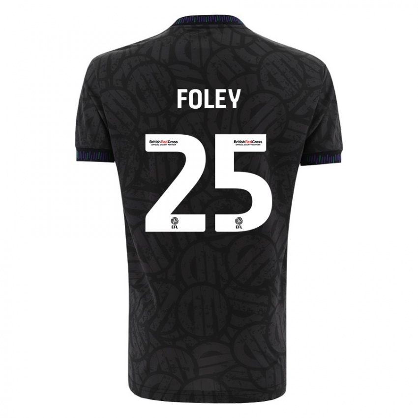 Niño Camiseta Erin Foley #25 Negro 2ª Equipación 2023/24 La Camisa México