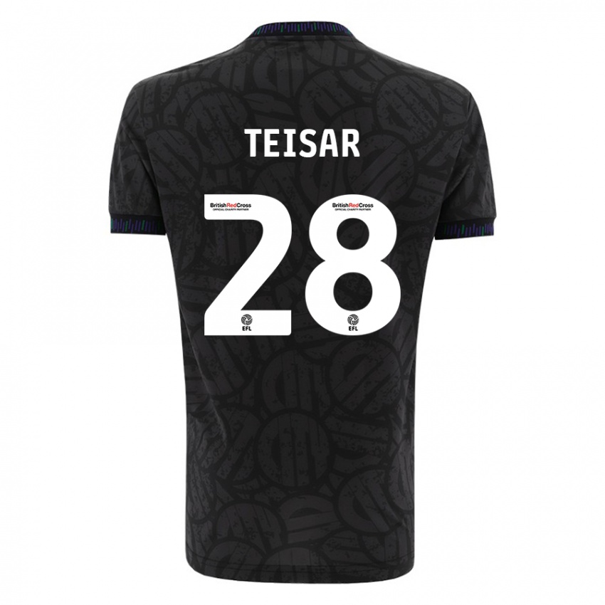 Niño Camiseta Tianna Teisar #28 Negro 2ª Equipación 2023/24 La Camisa México