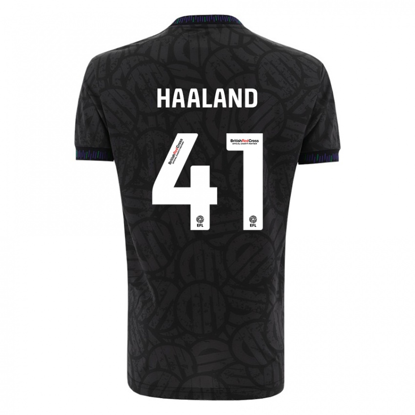 Niño Camiseta Benedicte Haaland #41 Negro 2ª Equipación 2023/24 La Camisa México