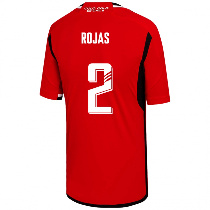 Niño Camiseta Jeyson Rojas #2 Rojo 2ª Equipación 2023/24 La Camisa México