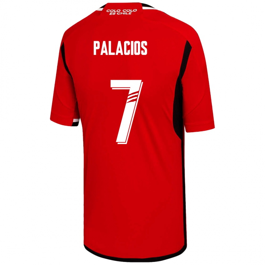 Niño Camiseta Carlos Palacios #7 Rojo 2ª Equipación 2023/24 La Camisa México