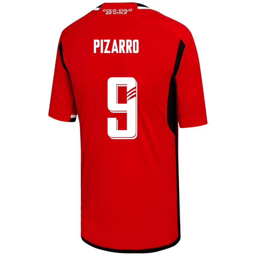 Niño Camiseta Damián Pizarro #9 Rojo 2ª Equipación 2023/24 La Camisa México
