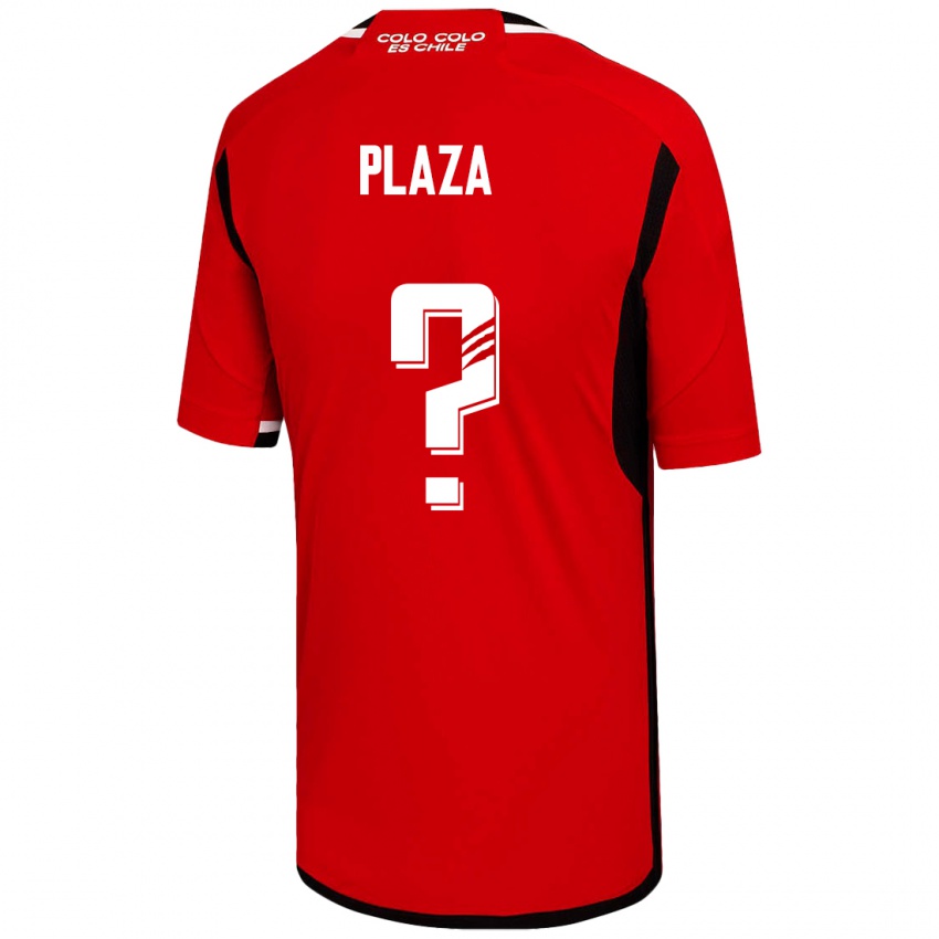 Niño Camiseta Diego Plaza #0 Rojo 2ª Equipación 2023/24 La Camisa México