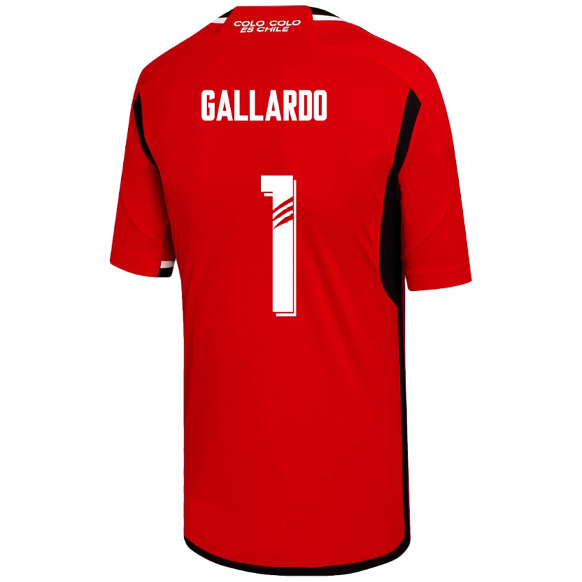 Niño Camiseta Alexia Gallardo #1 Rojo 2ª Equipación 2023/24 La Camisa México