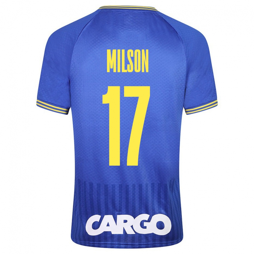 Niño Camiseta Milson #17 Azul 2ª Equipación 2023/24 La Camisa México