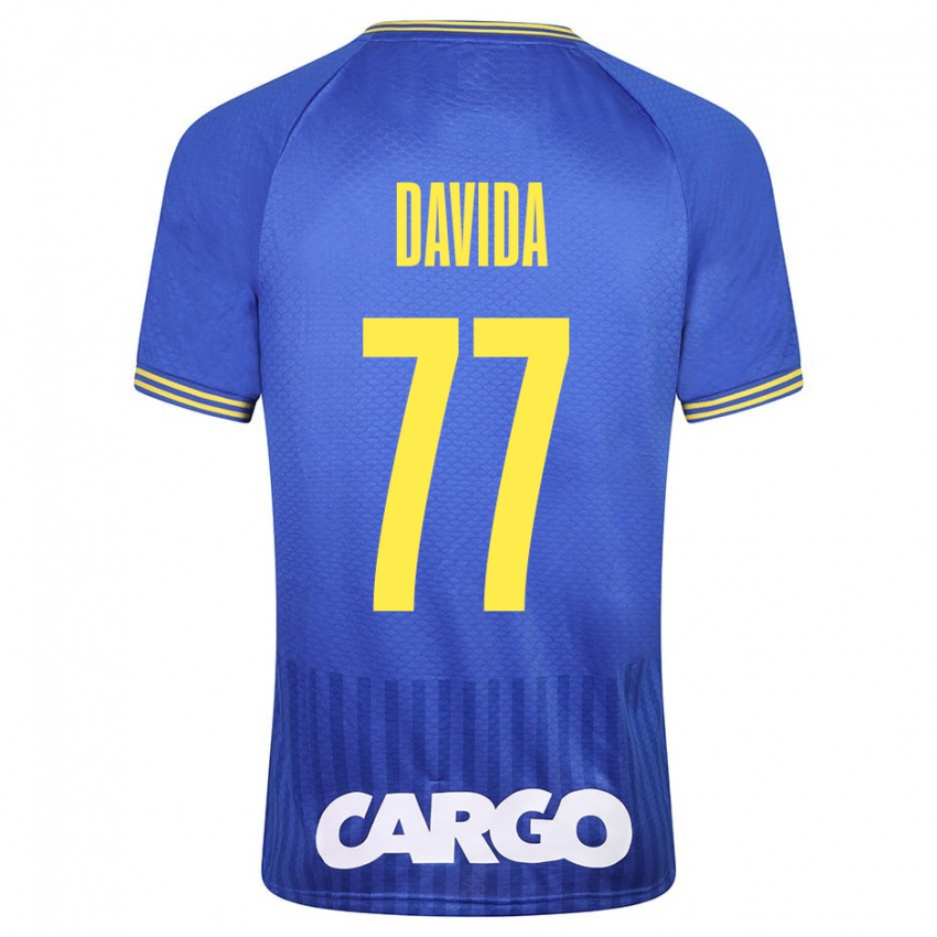 Niño Camiseta Osher Davida #77 Azul 2ª Equipación 2023/24 La Camisa México