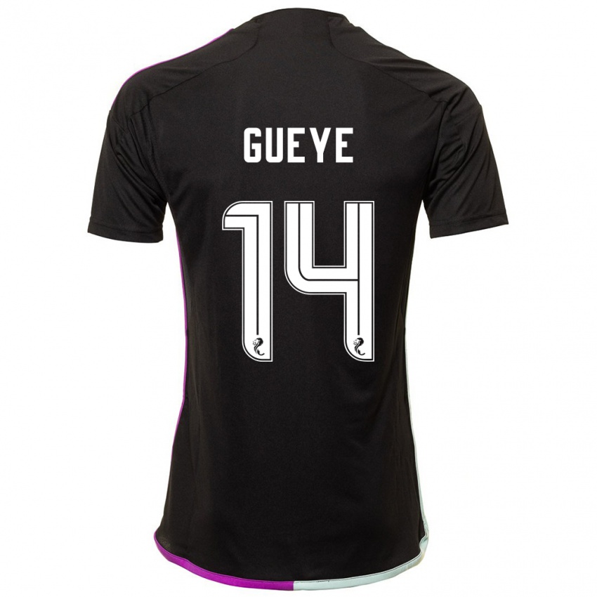 Niño Camiseta Pape Habib Gueye #14 Negro 2ª Equipación 2023/24 La Camisa México