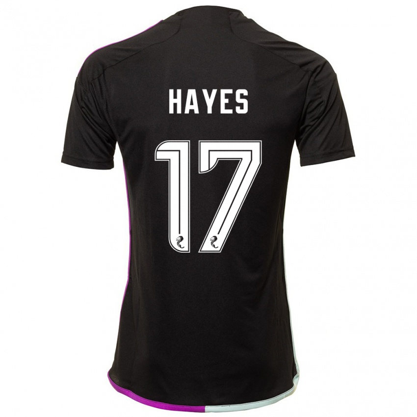 Niño Camiseta Jonny Hayes #17 Negro 2ª Equipación 2023/24 La Camisa México