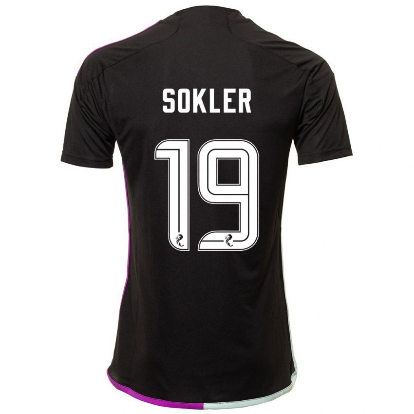 Niño Camiseta Ester Sokler #19 Negro 2ª Equipación 2023/24 La Camisa México