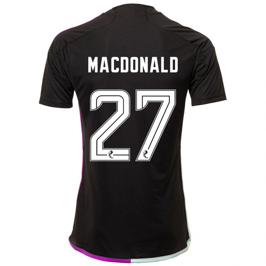 Niño Camiseta Angus Macdonald #27 Negro 2ª Equipación 2023/24 La Camisa México