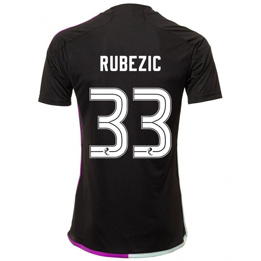 Niño Camiseta Slobodan Rubezic #33 Negro 2ª Equipación 2023/24 La Camisa México