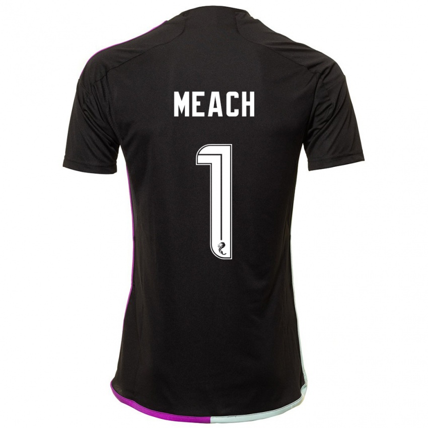 Niño Camiseta Aaliyah-Jay Meach #1 Negro 2ª Equipación 2023/24 La Camisa México