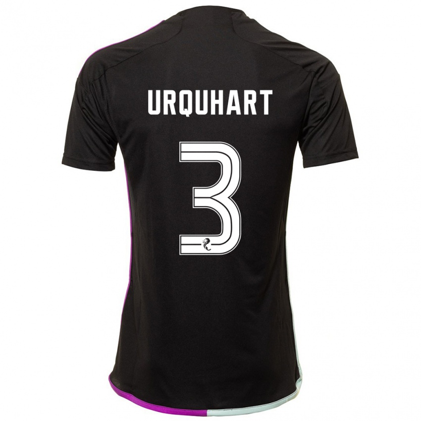 Niño Camiseta Millie Urquhart #3 Negro 2ª Equipación 2023/24 La Camisa México