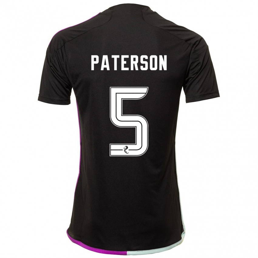 Niño Camiseta Donna Paterson #5 Negro 2ª Equipación 2023/24 La Camisa México