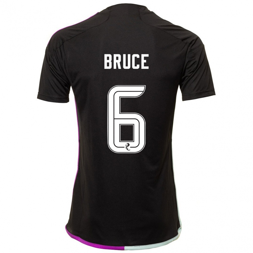 Niño Camiseta Natasha Bruce #6 Negro 2ª Equipación 2023/24 La Camisa México