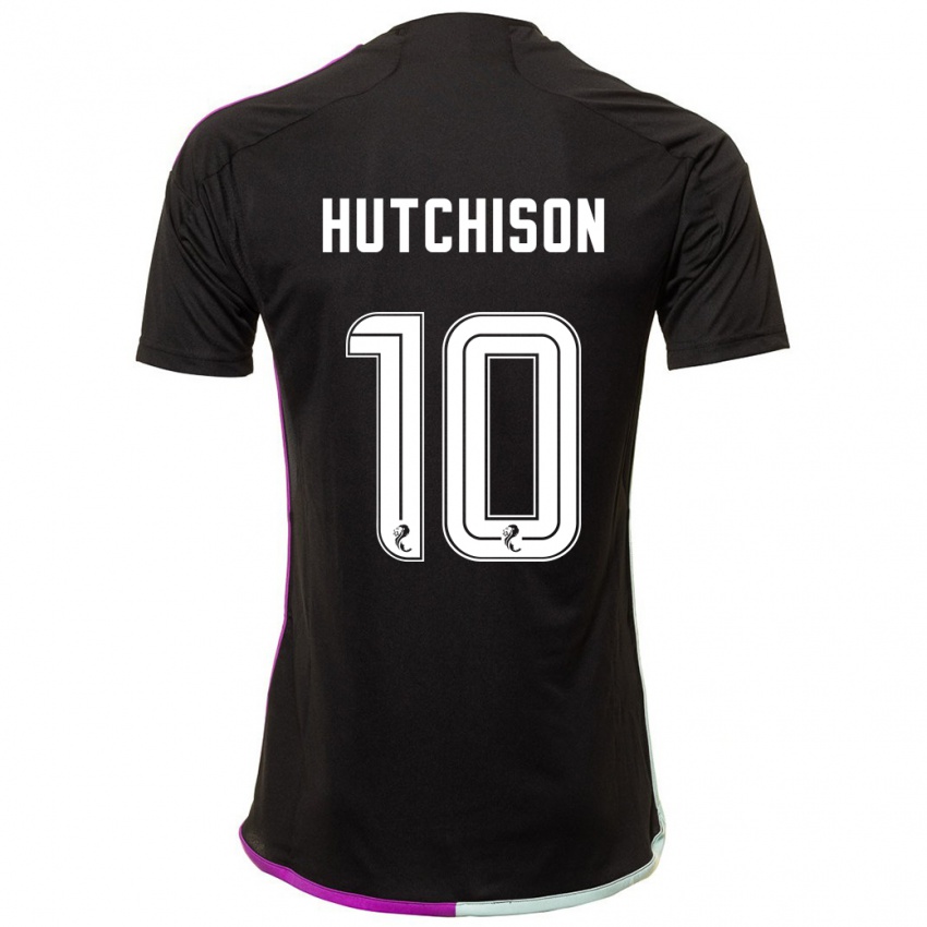 Niño Camiseta Bayley Hutchison #10 Negro 2ª Equipación 2023/24 La Camisa México