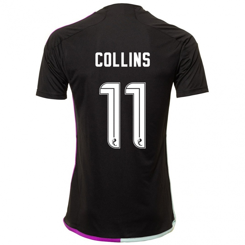 Niño Camiseta Bailley Collins #11 Negro 2ª Equipación 2023/24 La Camisa México