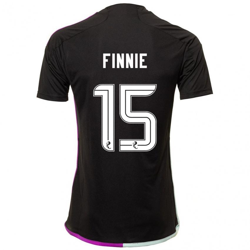 Niño Camiseta Maddison Finnie #15 Negro 2ª Equipación 2023/24 La Camisa México