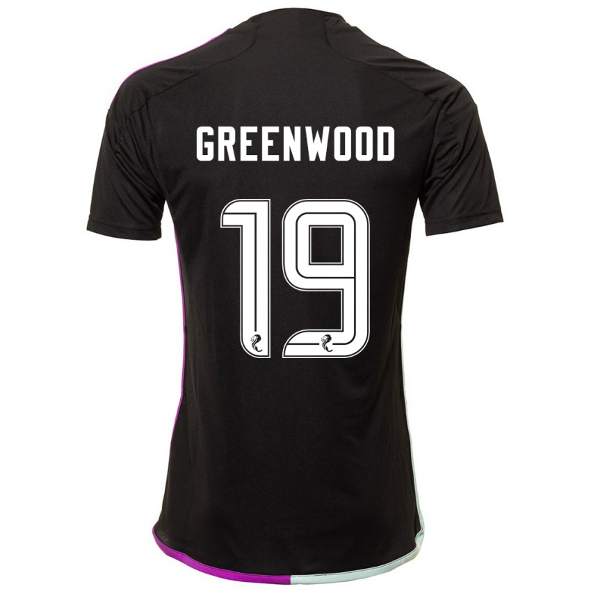 Niño Camiseta Brodie Greenwood #19 Negro 2ª Equipación 2023/24 La Camisa México