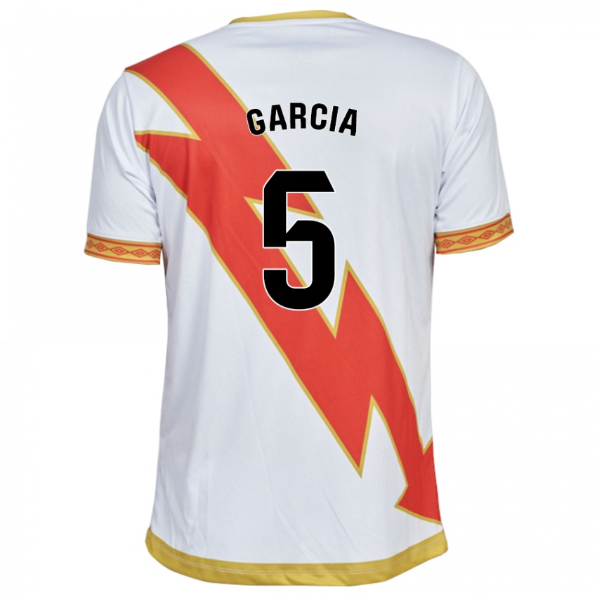 Hombre Camiseta Miguel García #5 Blanco 1ª Equipación 2023/24 La Camisa México