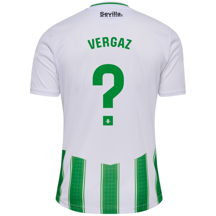 Hombre Camiseta Alejandro Vergaz #0 Blanco 1ª Equipación 2023/24 La Camisa México