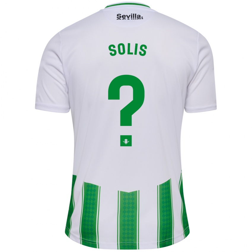 Hombre Camiseta Marcos Solís #0 Blanco 1ª Equipación 2023/24 La Camisa México