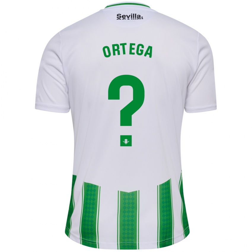 Hombre Camiseta José María Ortega #0 Blanco 1ª Equipación 2023/24 La Camisa México