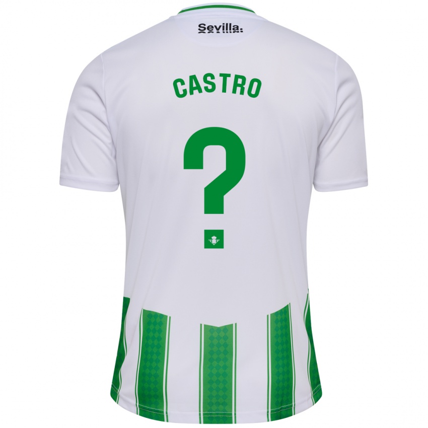 Hombre Camiseta Baldu Castro #0 Blanco 1ª Equipación 2023/24 La Camisa México
