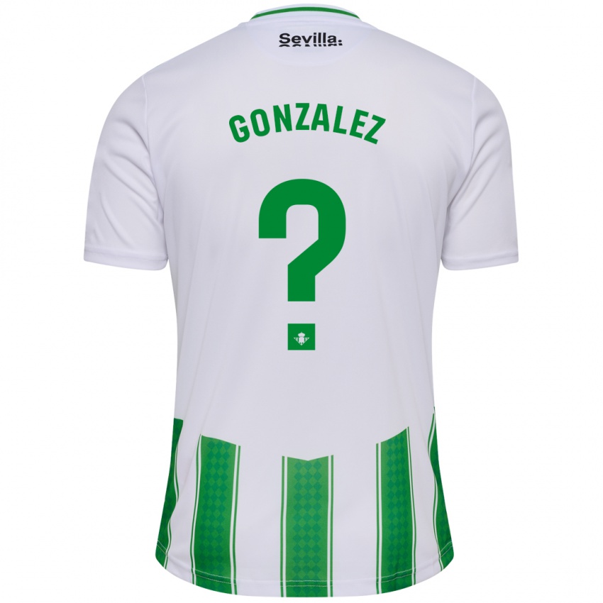 Hombre Camiseta David González #7 Blanco 1ª Equipación 2023/24 La Camisa México