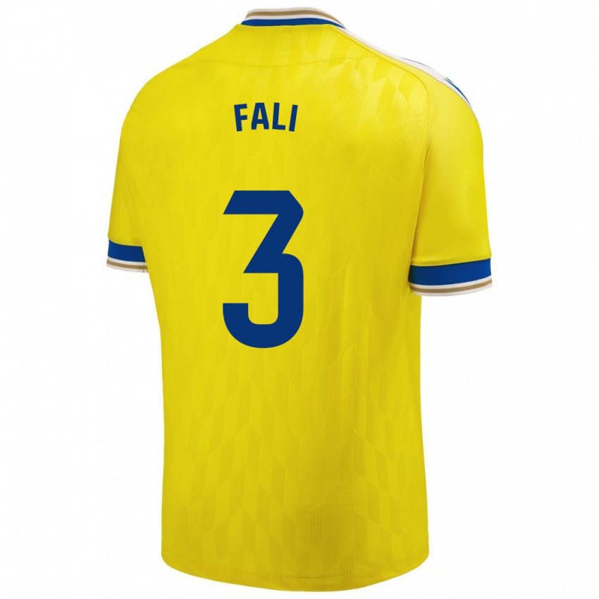 Hombre Camiseta Fali #3 Amarillo 1ª Equipación 2023/24 La Camisa México