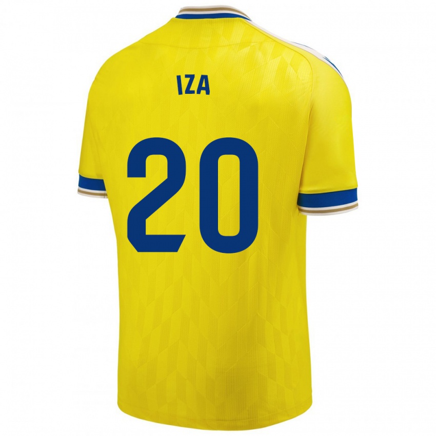 Hombre Camiseta Iza Carcelén #20 Amarillo 1ª Equipación 2023/24 La Camisa México