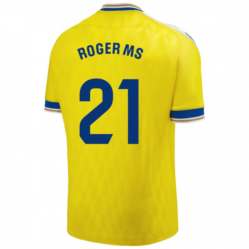 Hombre Camiseta Roger Martí #21 Amarillo 1ª Equipación 2023/24 La Camisa México