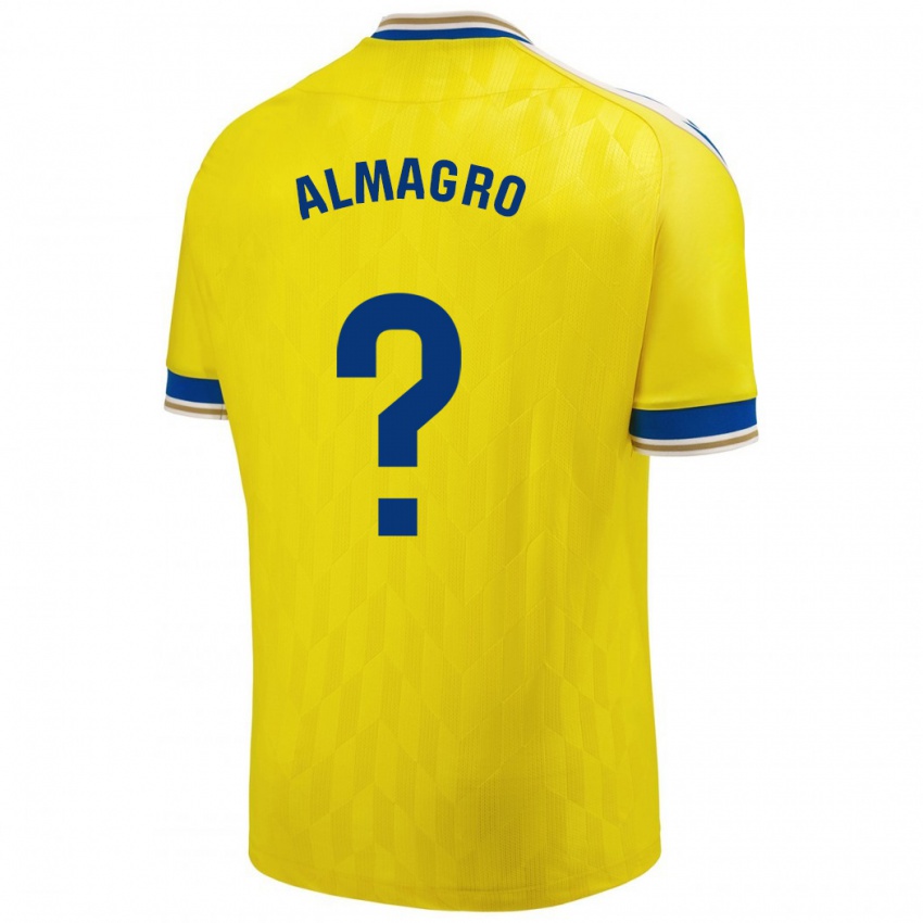 Hombre Camiseta Samu Almagro #0 Amarillo 1ª Equipación 2023/24 La Camisa México