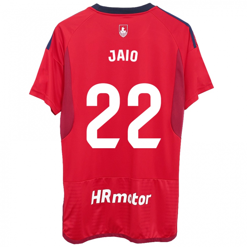 Hombre Camiseta Jaione Larraiotz Senosiain #22 Rojo 1ª Equipación 2023/24 La Camisa México