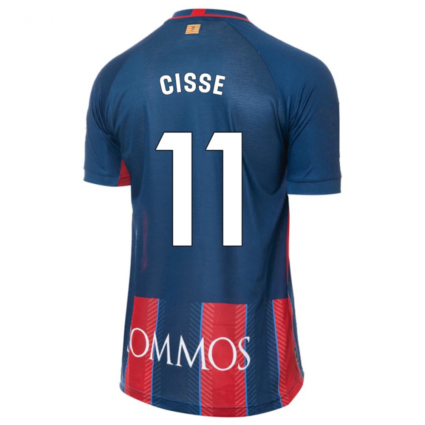 Hombre Camiseta Bakary Cissé #11 Armada 1ª Equipación 2023/24 La Camisa México