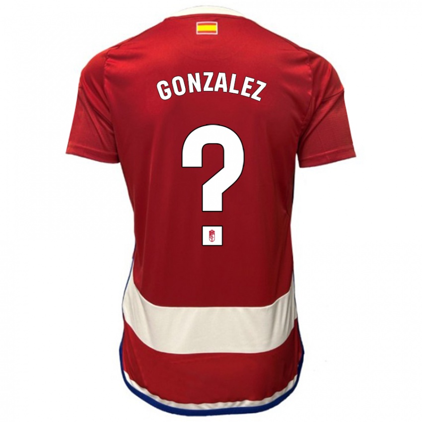 Hombre Camiseta Paco González #0 Rojo 1ª Equipación 2023/24 La Camisa México