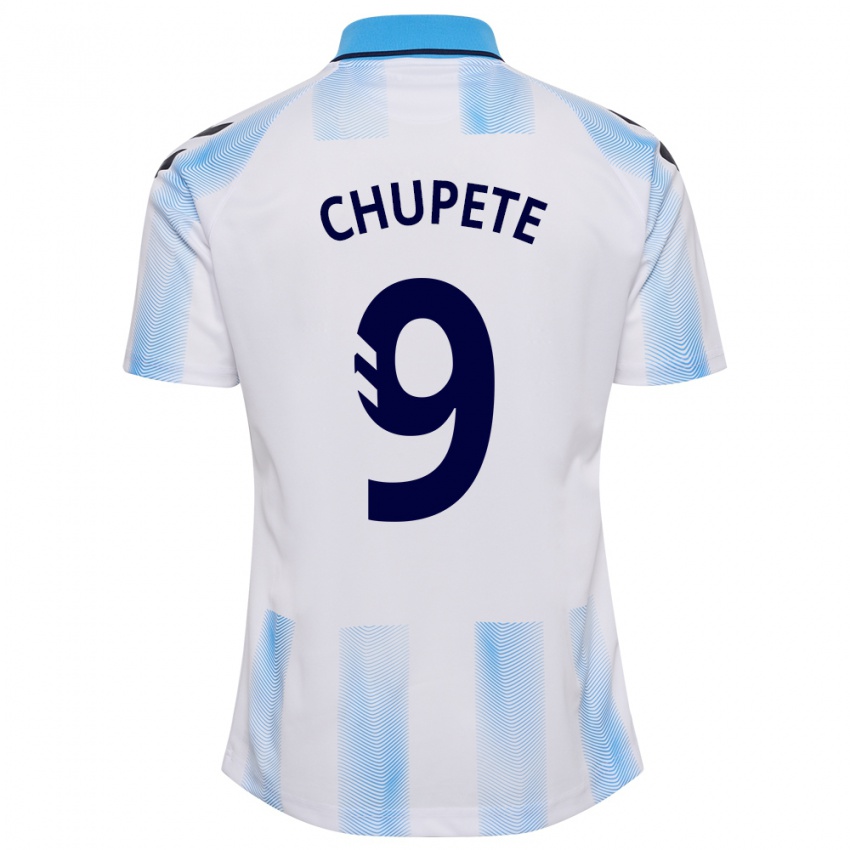 Hombre Camiseta Chupete #9 Blanco Azul 1ª Equipación 2023/24 La Camisa México