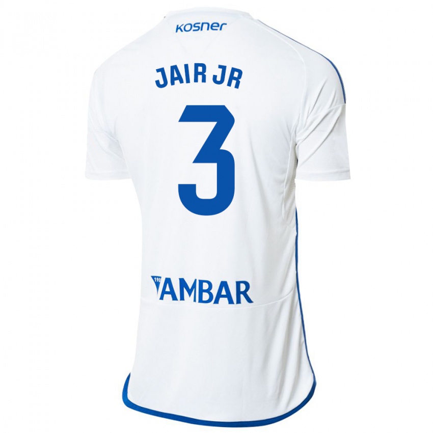 Hombre Camiseta Jair Amador #3 Blanco 1ª Equipación 2023/24 La Camisa México