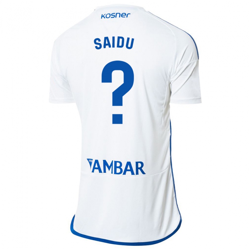 Hombre Camiseta Yussif Saidu #0 Blanco 1ª Equipación 2023/24 La Camisa México