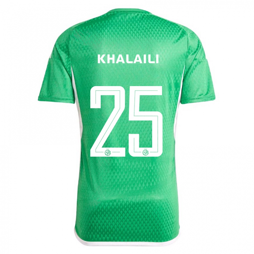 Hombre Camiseta Anan Khalaili #25 Blanco Azul 1ª Equipación 2023/24 La Camisa México