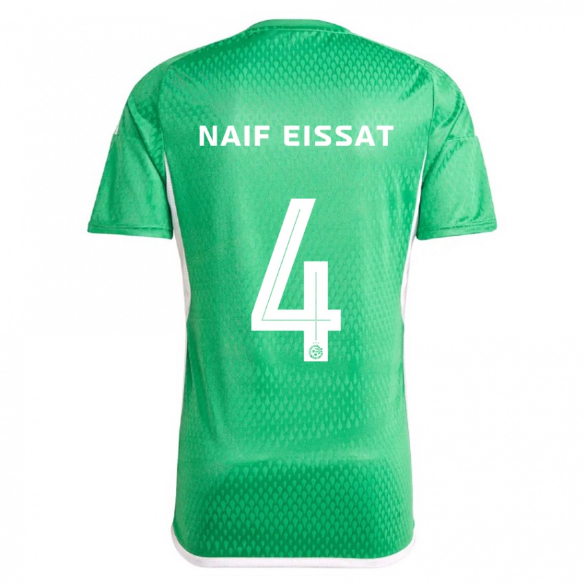 Hombre Camiseta Lisav Naif Eissat #4 Blanco Azul 1ª Equipación 2023/24 La Camisa México