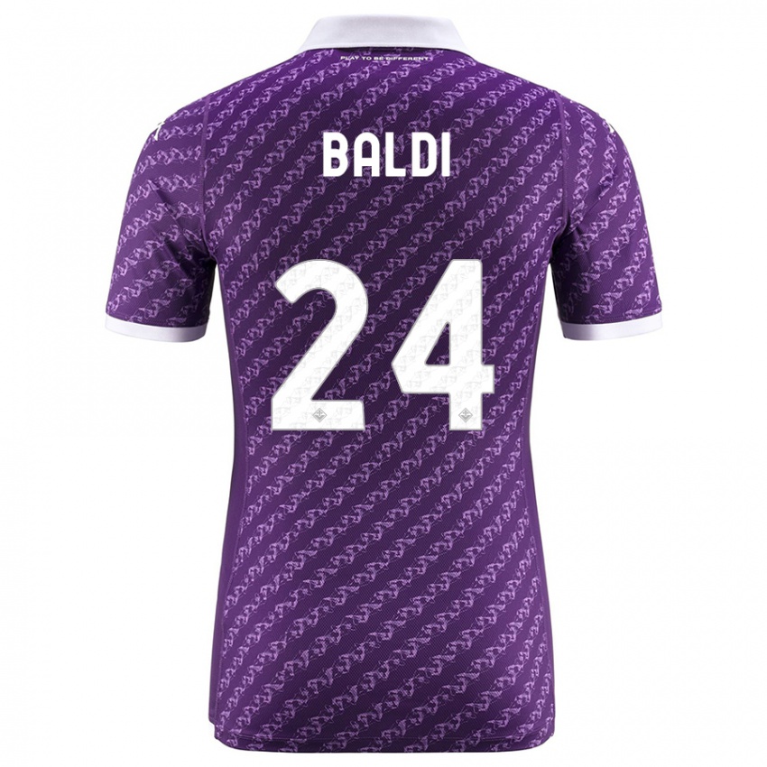 Hombre Camiseta Rachele Baldi #24 Violeta 1ª Equipación 2023/24 La Camisa México