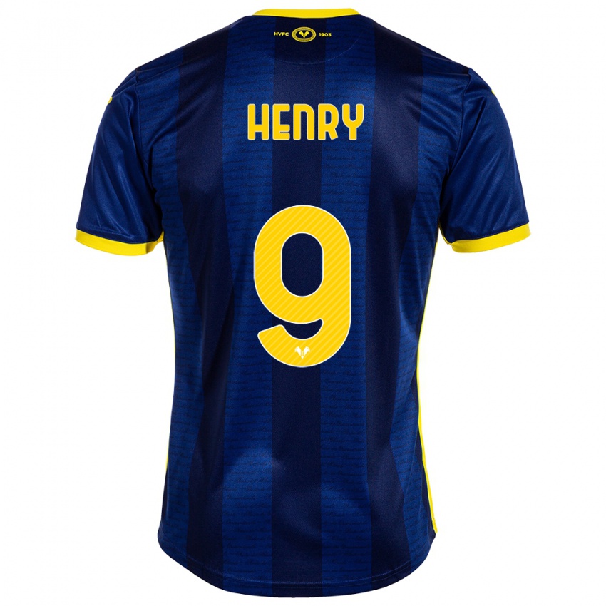 Hombre Camiseta Thomas Henry #9 Armada 1ª Equipación 2023/24 La Camisa México