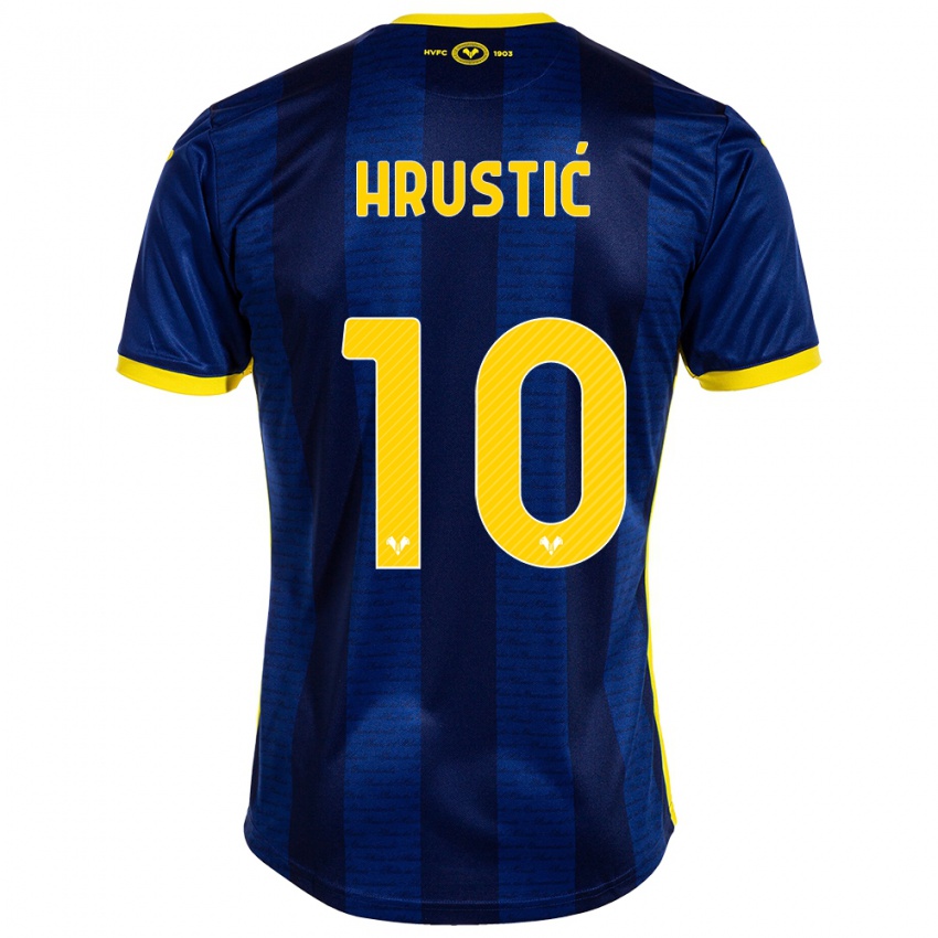 Hombre Camiseta Ajdin Hrustic #10 Armada 1ª Equipación 2023/24 La Camisa México