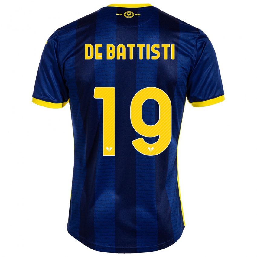 Hombre Camiseta Davide De Battisti #19 Armada 1ª Equipación 2023/24 La Camisa México